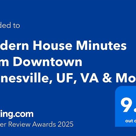 Modern House Minutes From Downtown Gainesville, Uf, Va & More! 외부 사진