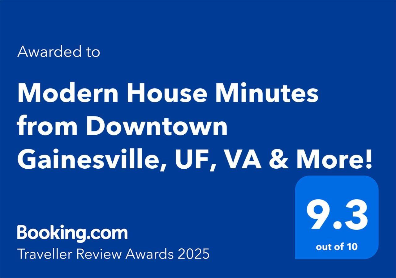 Modern House Minutes From Downtown Gainesville, Uf, Va & More! 외부 사진
